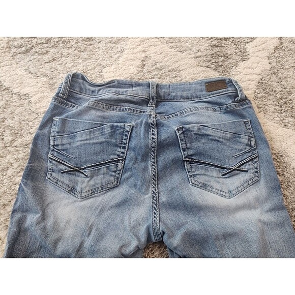 BKE Stella Jeans Womens Size 27x31.5 Blue Slim Fit Low Rise Skinny Stretch Denim - Picture 7 of 8